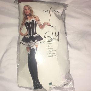 Halloween French Maid Costume (Leg Avenue)